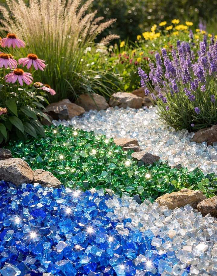 Verre décoratif pour jardin Saint-Avold